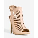 Incaltaminte Femei CheapChic Paris-19 Cross The Line Bootie Nude