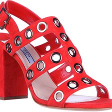 Prada Heel Sandals Red