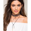 Bijuterii Femei CheapChic Moon Lover Wrap Choker Charcoal