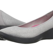 Incaltaminte Femei Crocs Busy Day Heathered Ballet Wedge Light Grey