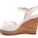 Incaltaminte Femei Kelly Katie Kiki Eyelet Wedge Sandal White