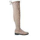 Incaltaminte Femei GUESS Simplee Over-The-Knee Boots light gray fabric