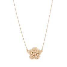 Bijuterii Femei Forever21 Etched Flower Pendant Necklace Goldblush