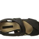 Incaltaminte Femei Frye Roberta Strap Wedge Black Soft Nubuck