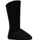 Incaltaminte Femei CheapChic High Time Faux Shearling Boots Black