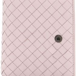 Bottega Veneta Intrecciato Nappa Wallet ROSE BUVARD