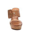 Incaltaminte Femei 2 Lips Too Too Fanesse Wedge Sandal Cognac