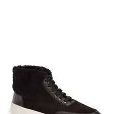 Incaltaminte Femei Via Spiga Maia Genuine Shearling Lined Sneaker BLACK