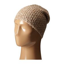 Accesorii Femei LAUREN Ralph Lauren Oversized Honeycomb Cuff Hat Camel Heather