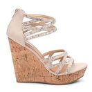 Incaltaminte Femei Not Rated Baltic Wedge Sandal Nude