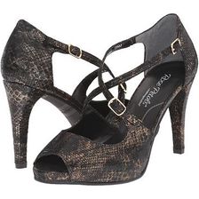 Incaltaminte Femei Walking Cradles Lissa BlackBronze Lizard