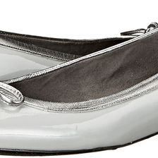 Stuart Weitzman Shoestring Silver Aniline
