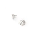 Bijuterii Femei Forever21 Rhinestone Flower Studs Silverclear