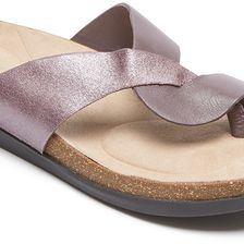 Rockport Romilly Curvy Thong Sparrow Sm/Slvr Perl