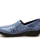 Incaltaminte Femei Spring Step Ferrara Basket Weave Embossed Work Clog Blue
