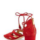 Incaltaminte Femei MICHAEL Michael Kors Mirabel Sandal Women CRIMSON SUEDE