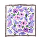 Accesorii Femei Echo Design Paper Poppies Square Dark Amethyst