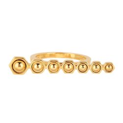 Bijuterii Femei Rachel Zoe Mia Bar Ring - Size 7 GOLD