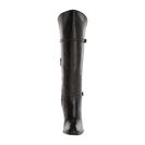 Incaltaminte Femei Frye Laurie Zip Tall Black Smooth Polished Veg