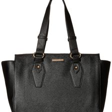 Rampage Saffiano Satchel Black