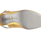 Incaltaminte Femei Sergio Rossi Metallic Leather Slingback Pump Gold