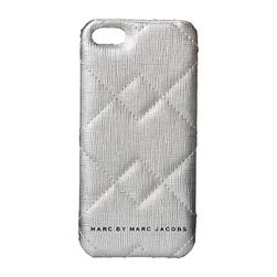 Accesorii Femei Marc by Marc Jacobs Crosby Quilted Saffiano Phone Cases Silver