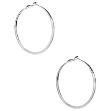 Bijuterii Femei GUESS Silver-Tone Large Textured Hoops silver