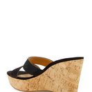 Incaltaminte Femei Nine West Effie Wedge Sandal BLACK NU