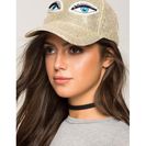 Accesorii Femei CheapChic Eyes On Me Patched Glitter Cap Met Gold