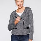 Jachetă Biker din tricot 