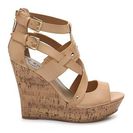 Incaltaminte Femei G by GUESS Doriann Wedge Sandal Beige