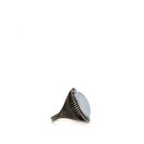 Bijuterii Femei Forever21 Iridescent Faux Stone Ring Antique silvermulti