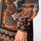 Rochie lungă din şifon 