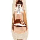 Incaltaminte Femei Badgley Mischka Ponderosa Chain Mesh Pump PLATIN FAB