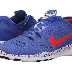 Incaltaminte Femei Nike Free 50 TR Fit 5 PRT Racer BlueBlackWhiteBright Crimson