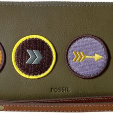 Fossil Emma Large Zip Clutch RFID Canteen 1