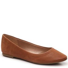 Incaltaminte Femei Mix No 6 Danzey Suede Ballet Flat Cognac