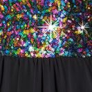 Rochie din şifon cu paiete 