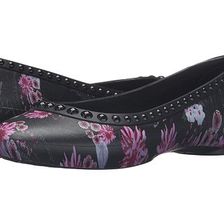 Incaltaminte Femei Crocs Lina Luxe Flat BlackPlum