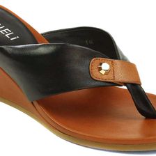 Vaneli Dereka Black Nappa/Camel
