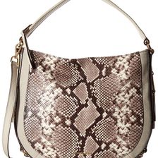 Michael Kors Julia Md Conv Shldr Ecru
