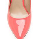 Incaltaminte Femei CheapChic So Refined Pointy Faux Patent Pumps Salmon