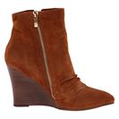 Incaltaminte Femei Chinese Laundry Candyce Wedge Bootie Ginger Kid Suede