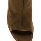 Incaltaminte Femei CheapChic Heel Me Slouchy Cut-out Booties Olive