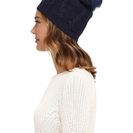 Accesorii Femei UGG Isla Lurex Beanie w Fur Pom Peacoat Multi