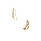 Bijuterii Femei Forever21 Etched Floral Ear Pins Antique gold