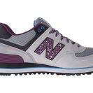 Incaltaminte Femei New Balance WL574 GreyPurple SuedeMesh