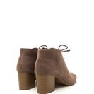 Incaltaminte Femei CheapChic Day After Day Chunky Lace-up Booties Taupe