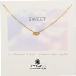 Dogeared Sweet Watermelon Necklace Gold Dipped