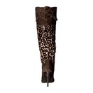 Incaltaminte Femei LAUREN Ralph Lauren Halina Dark BrownLeopard Kid SuedeLeopard Haircalf